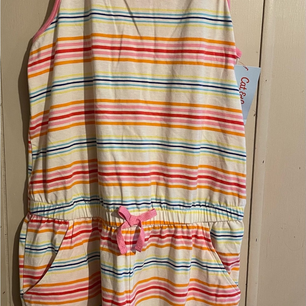 Girls rainbow romper size L (10-12)plus
